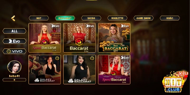 Casino Hitclub - Baccarat được yêu thích nhất